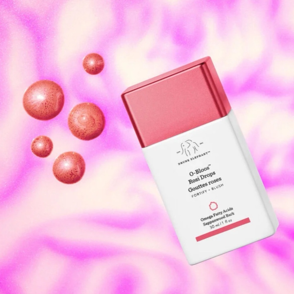 Drunk Elephant O-Bloos Rosi Drops - Gouttes Roses Fortify Blush 30ml $39
